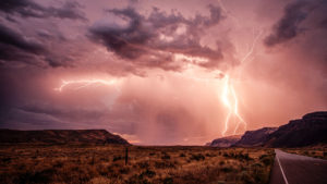 Gewitter, Blitz und Donner